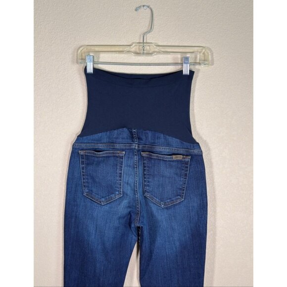 Joe's Maternity Jeans The Icon Mid Rise Stretch Skinny Ankle Dark wash - Picture 8 of 9